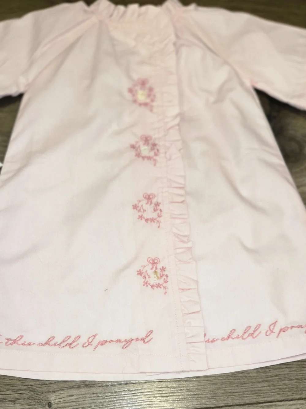Newborn Pink Floral Dress
